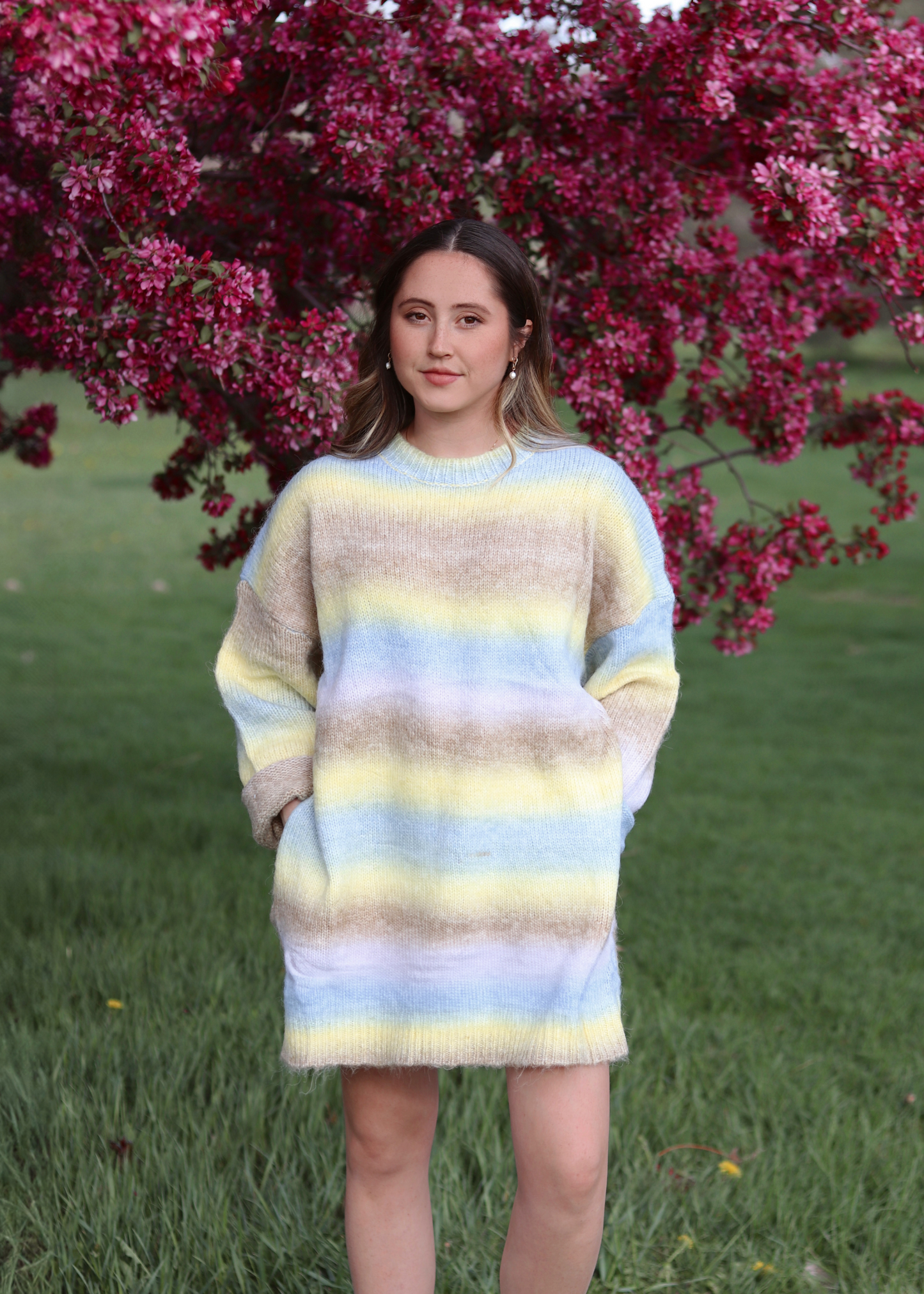 Striped Sweater Dress