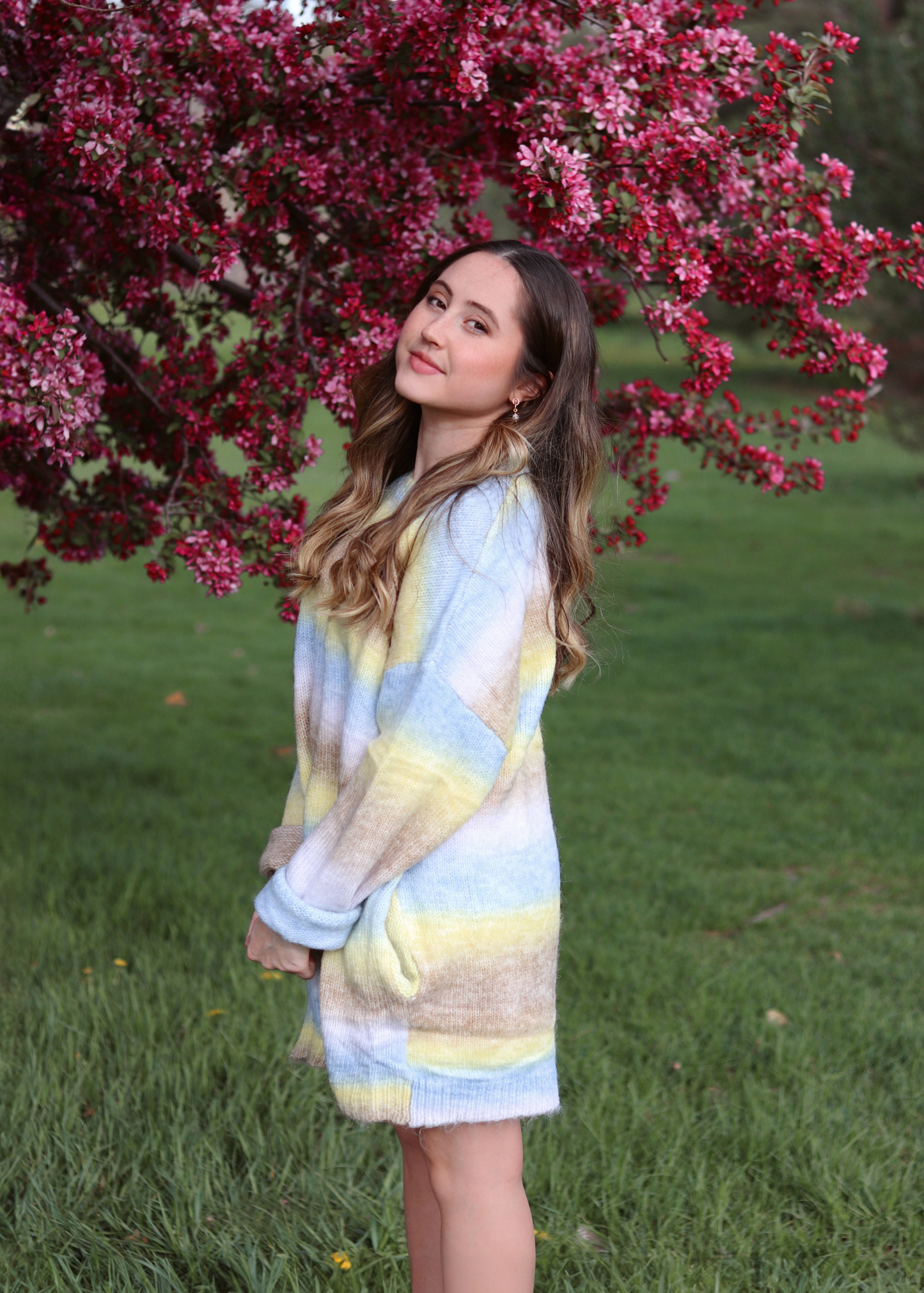 Striped Sweater Dress