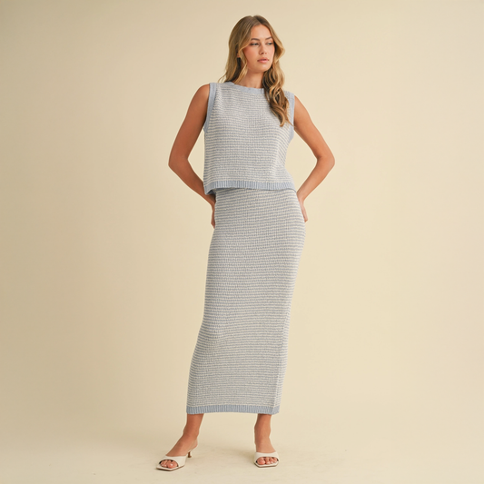 Skyline Striped Knit Set