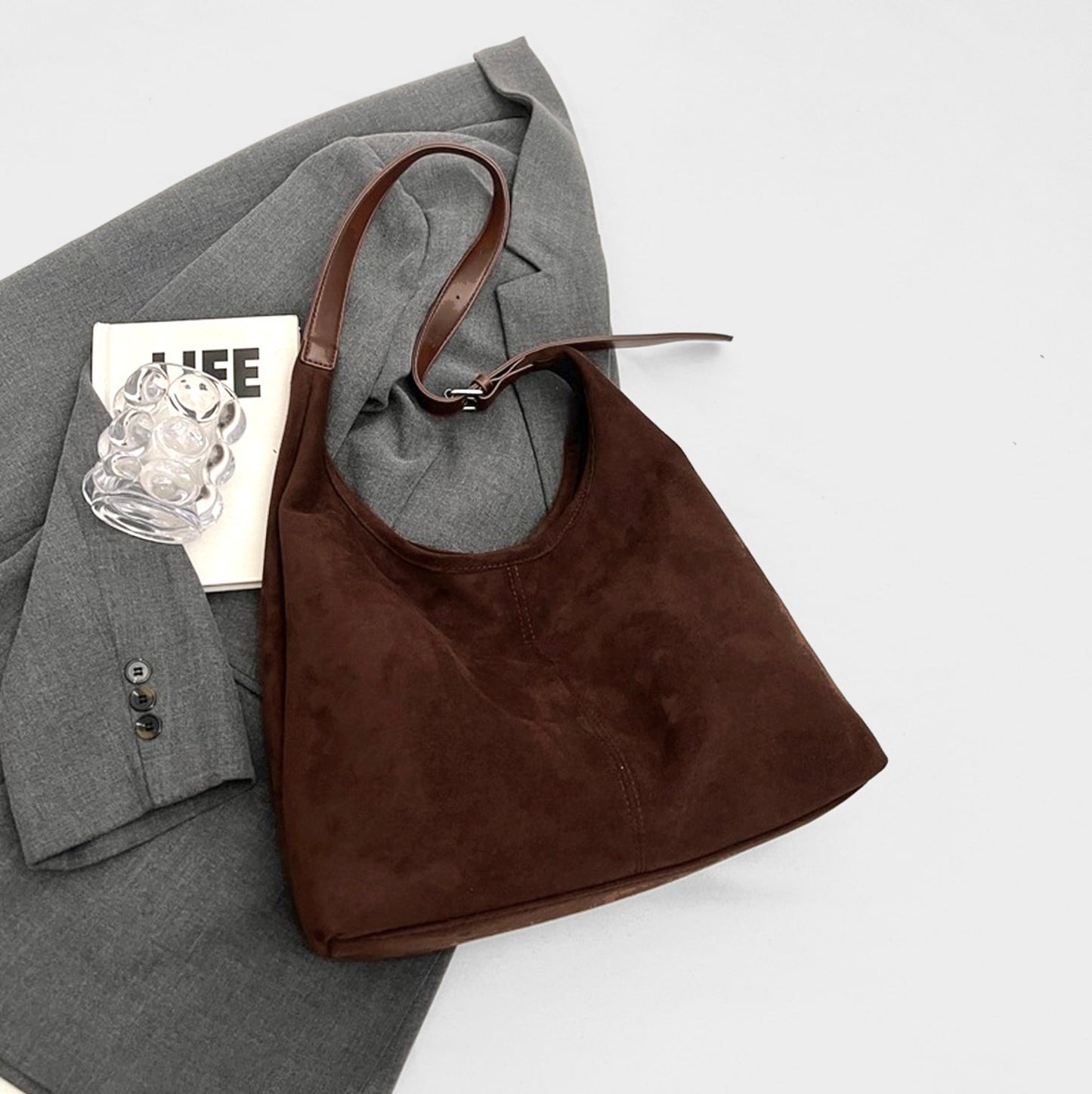 Coffee Run Slouchy Tote