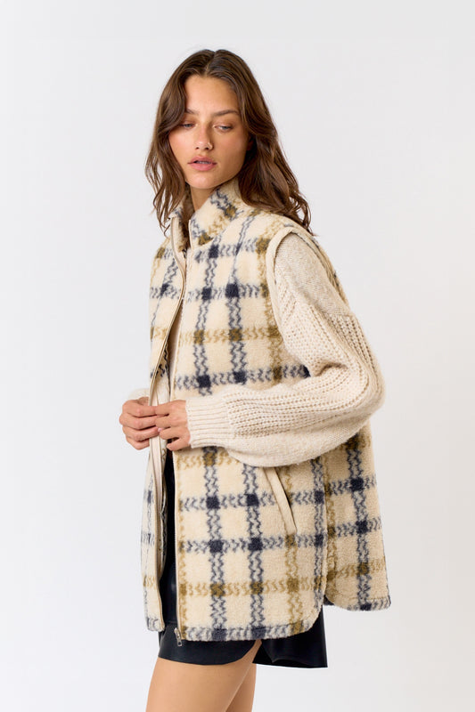 Off The Grid Plaid Vest