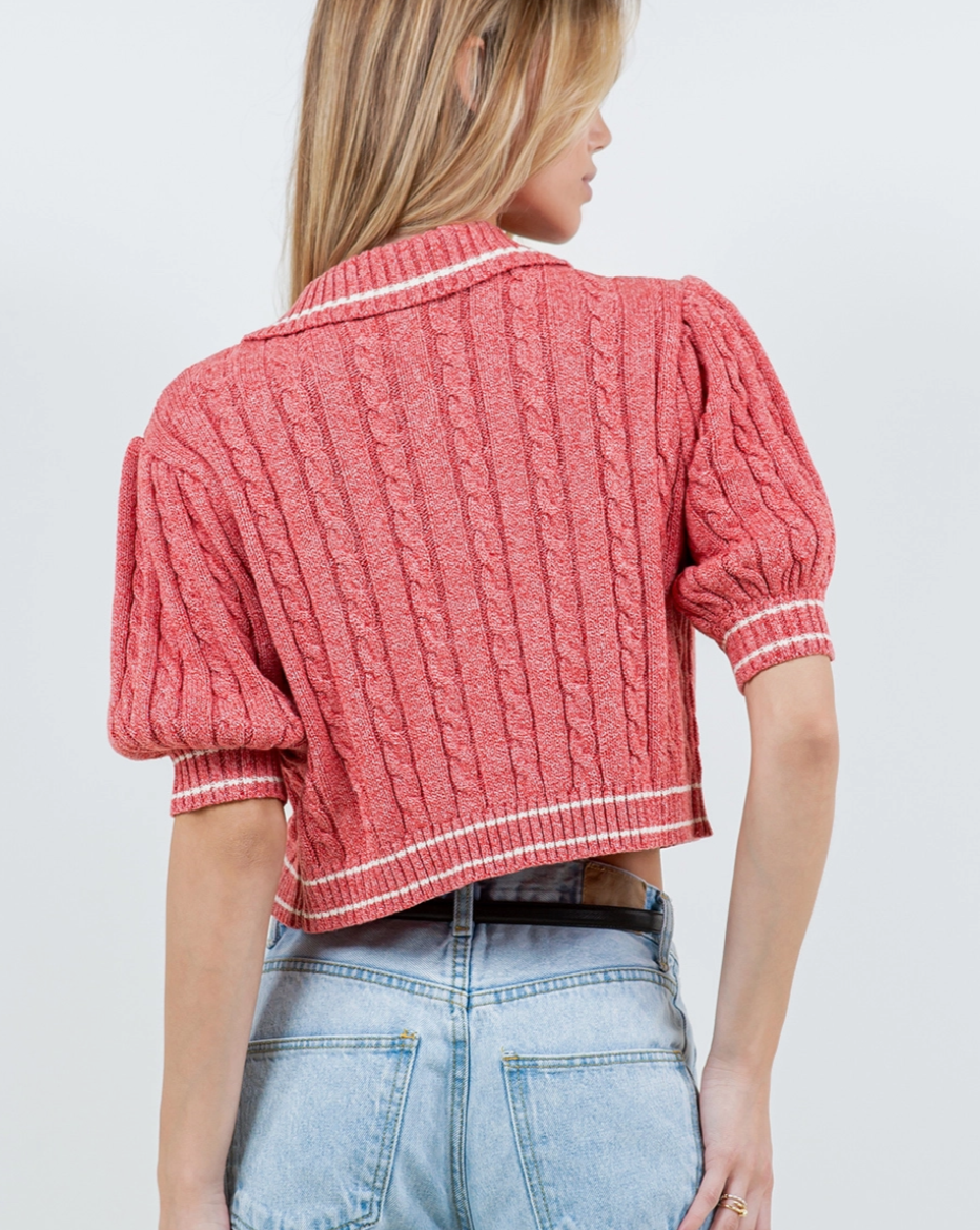 Varsity Cardigan Tee
