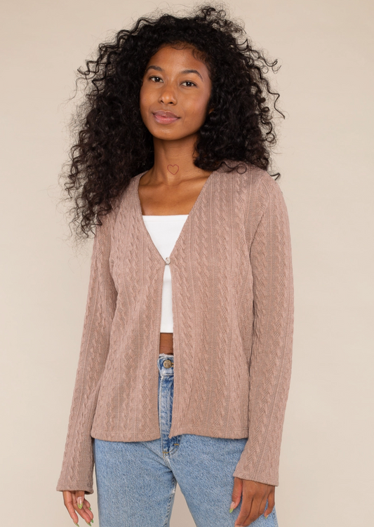 Cable Knit Cardigan