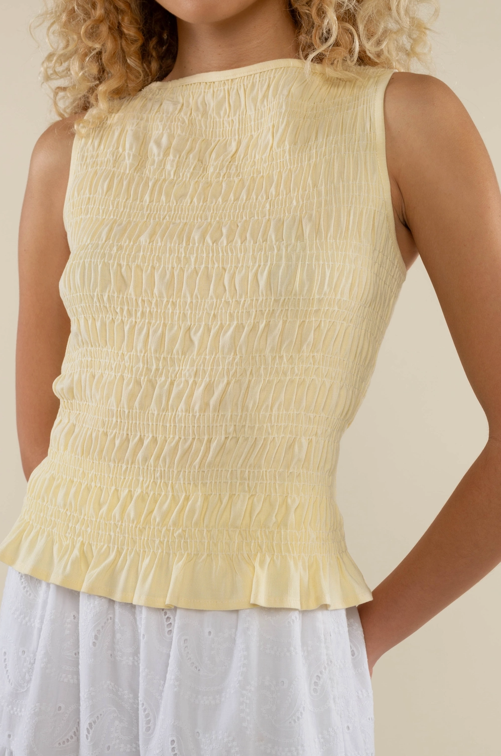 Glo Smocked Tank