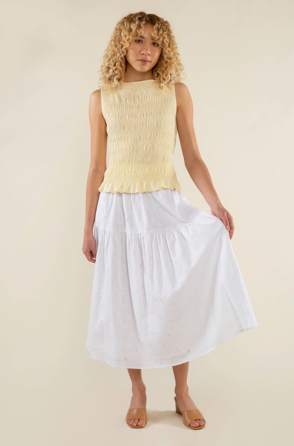 Glo Smocked Tank