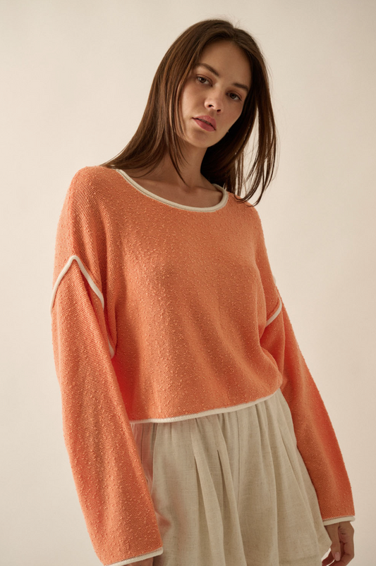 Tangerine Dreams Knit Sweater