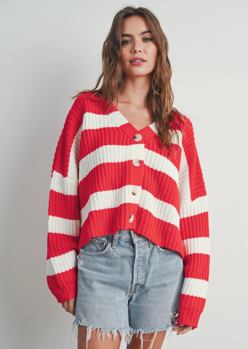 Coastal Button Cardigan