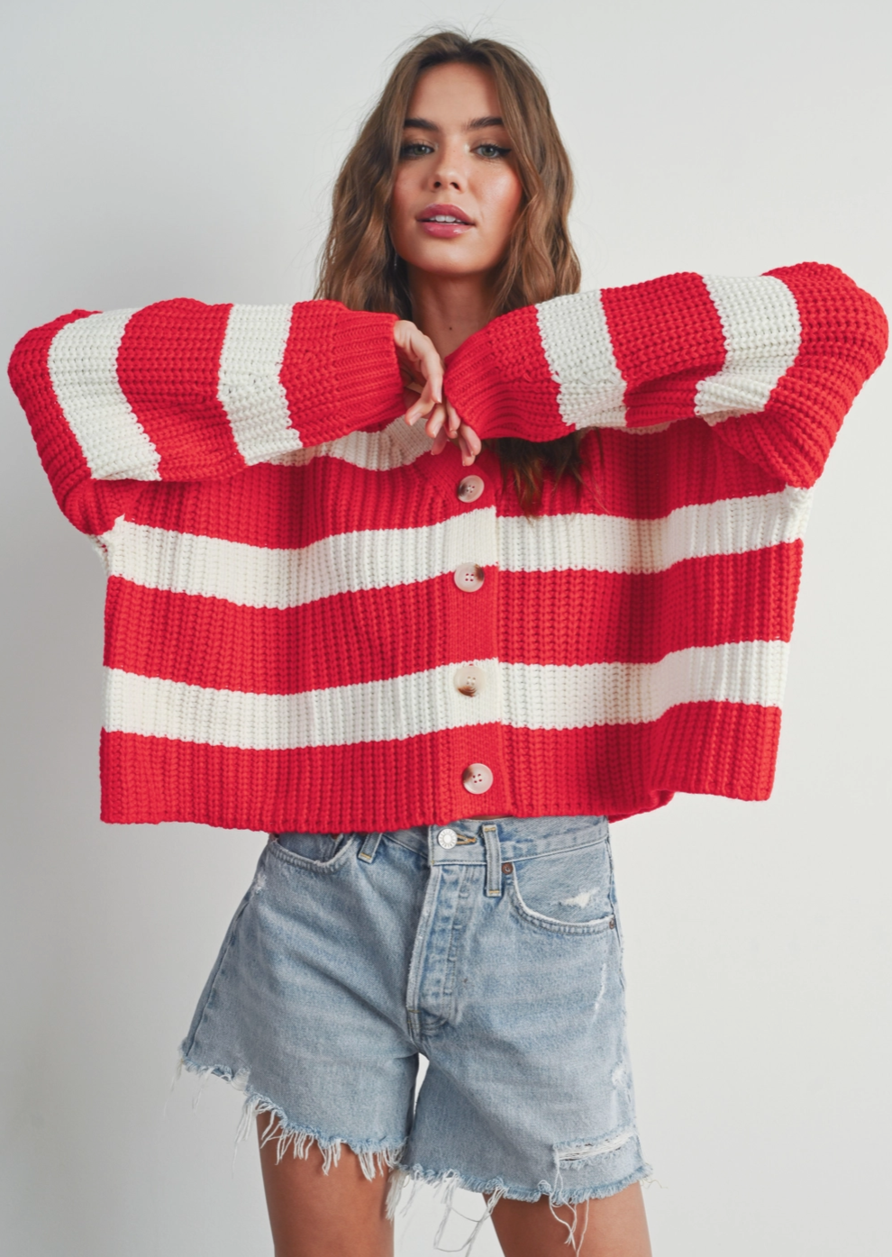 Coastal Button Cardigan