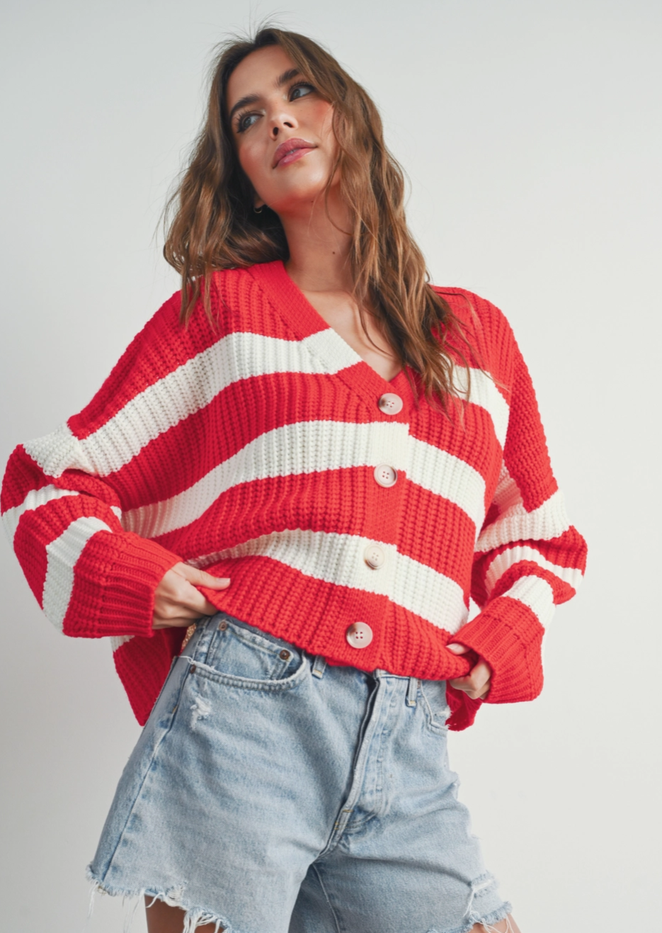 Coastal Button Cardigan