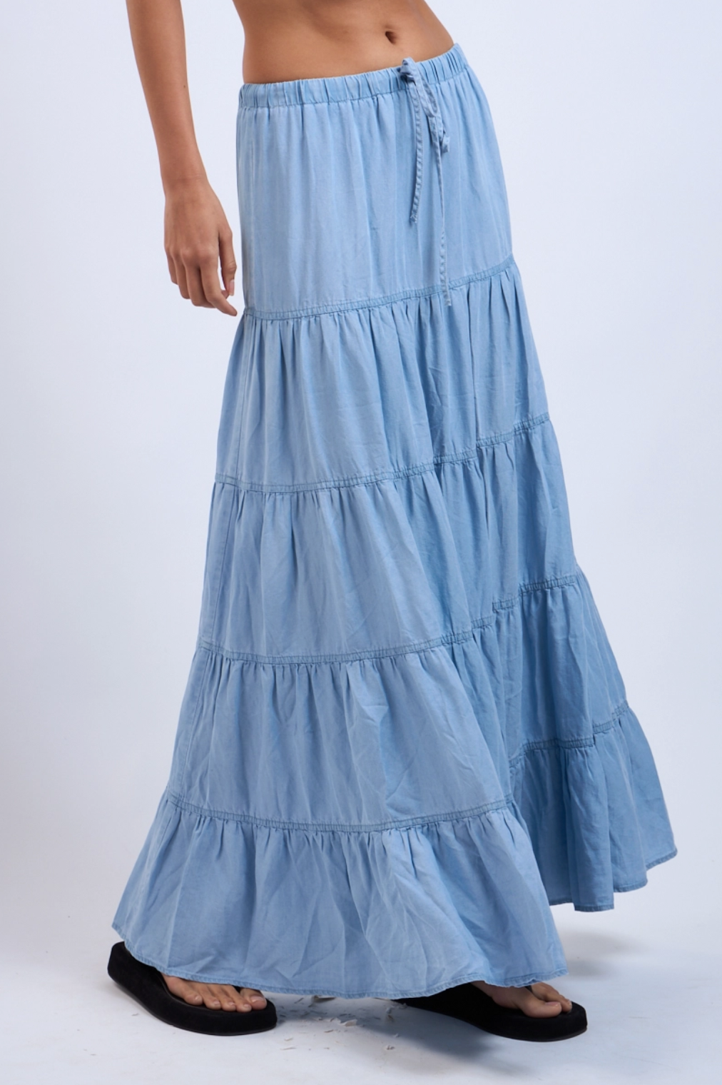 Denim Days Maxi Skirt