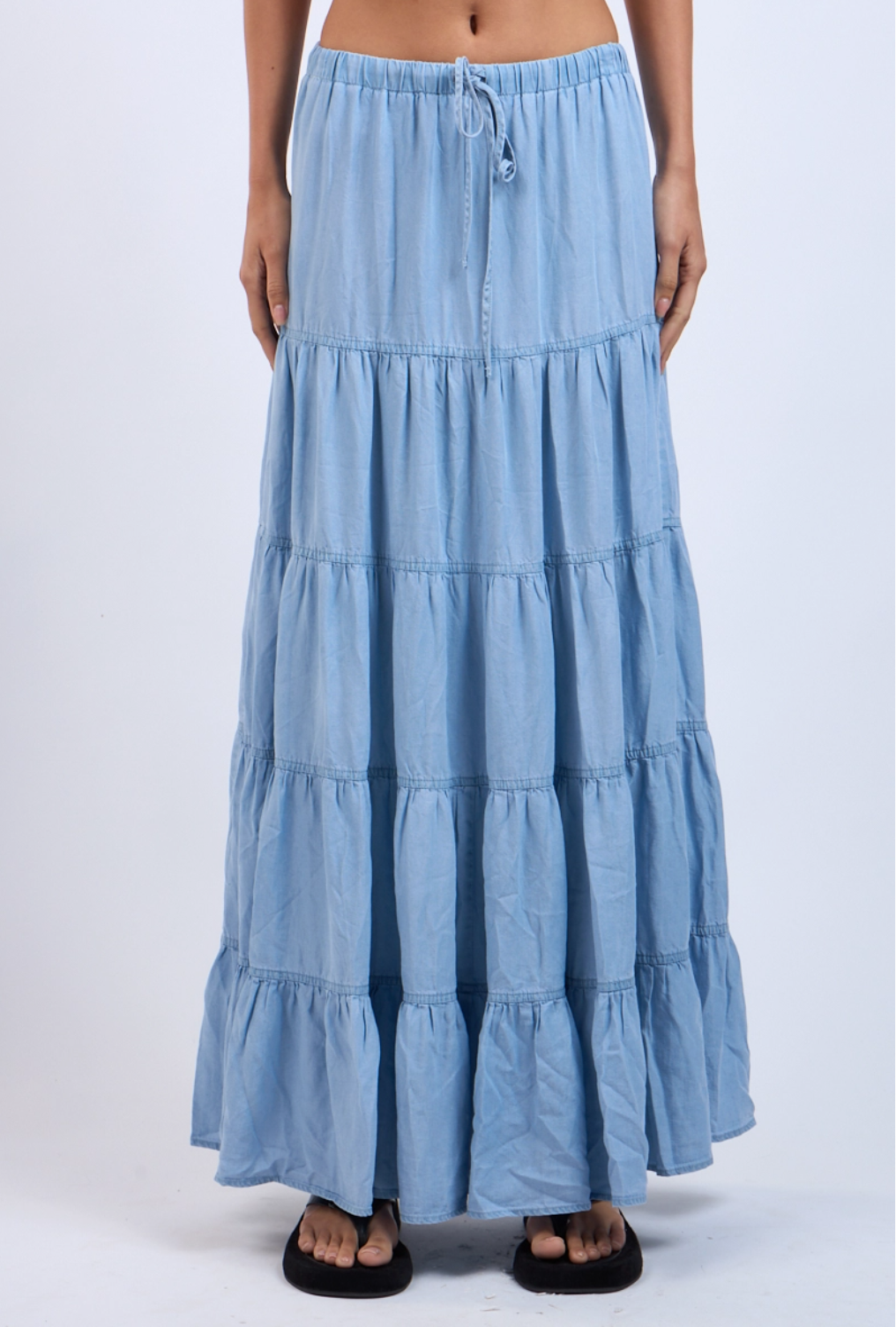 Denim Days Maxi Skirt