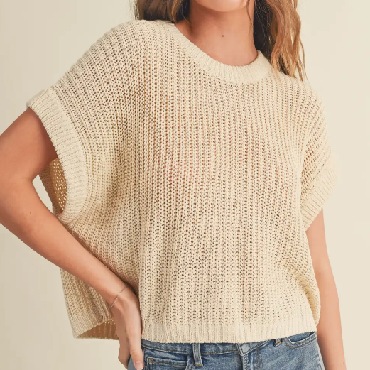 Dolman Sleeve Knit Top