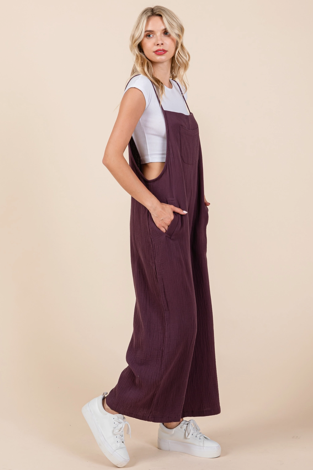 Terracotta Overall Jumpsuit