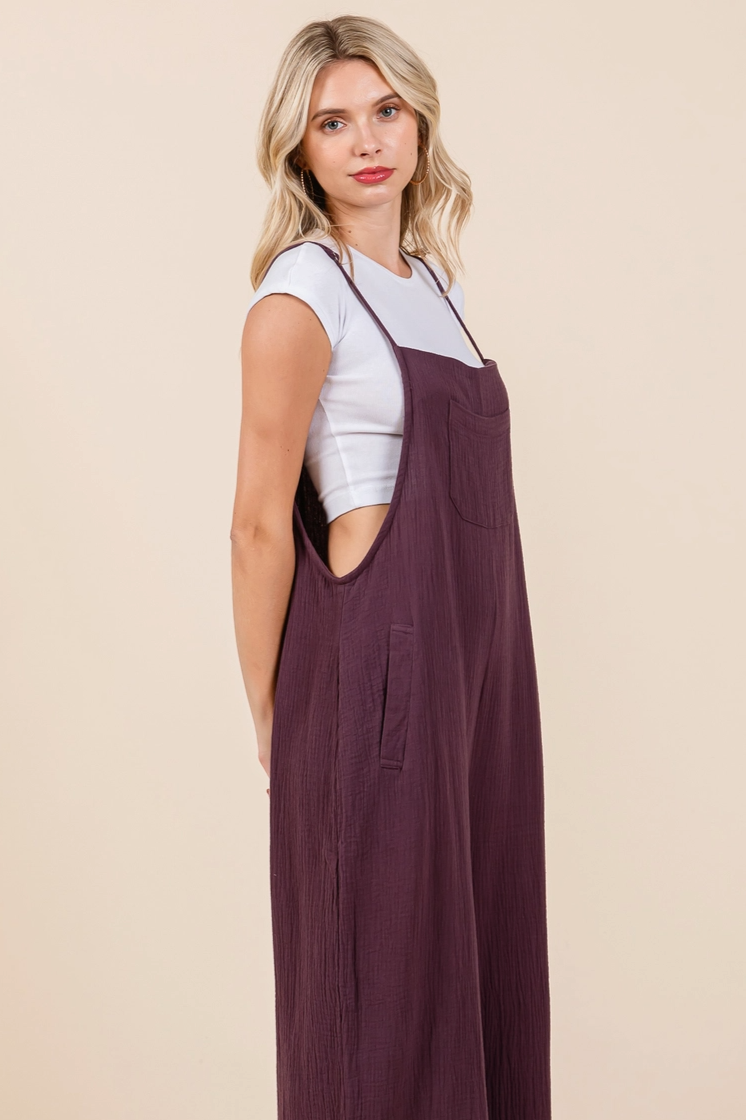 Terracotta Overall Jumpsuit