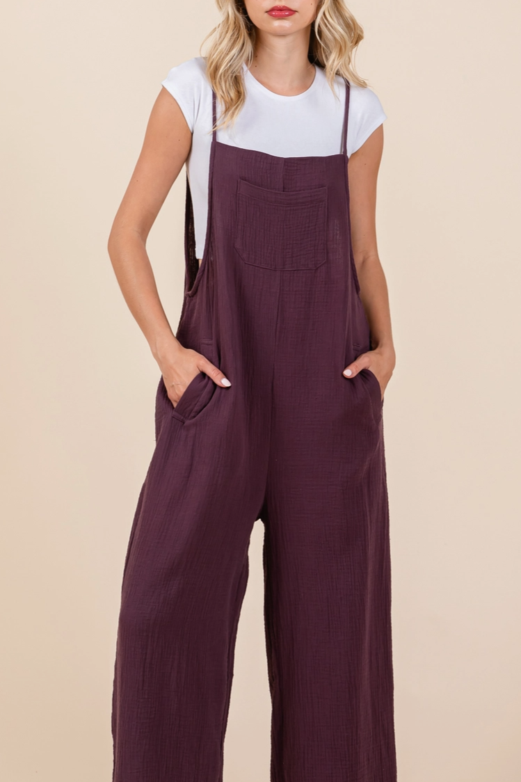 Terracotta Overall Jumpsuit