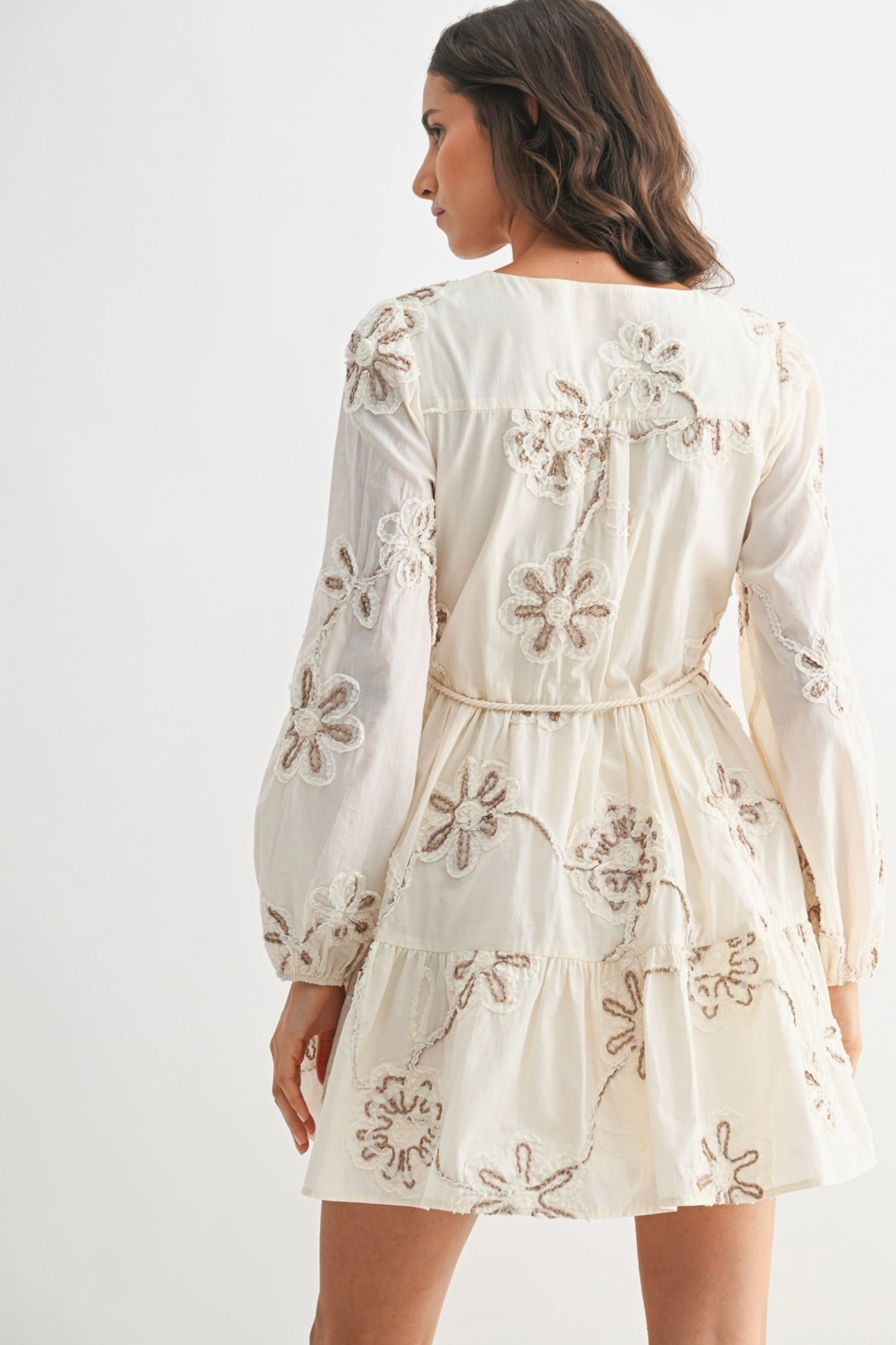 Willow Embroidered Mini Dress