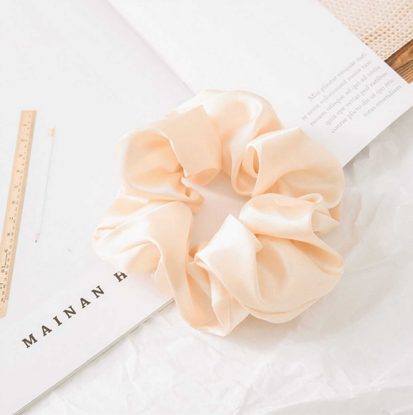 Chai Satin Scrunchie Set