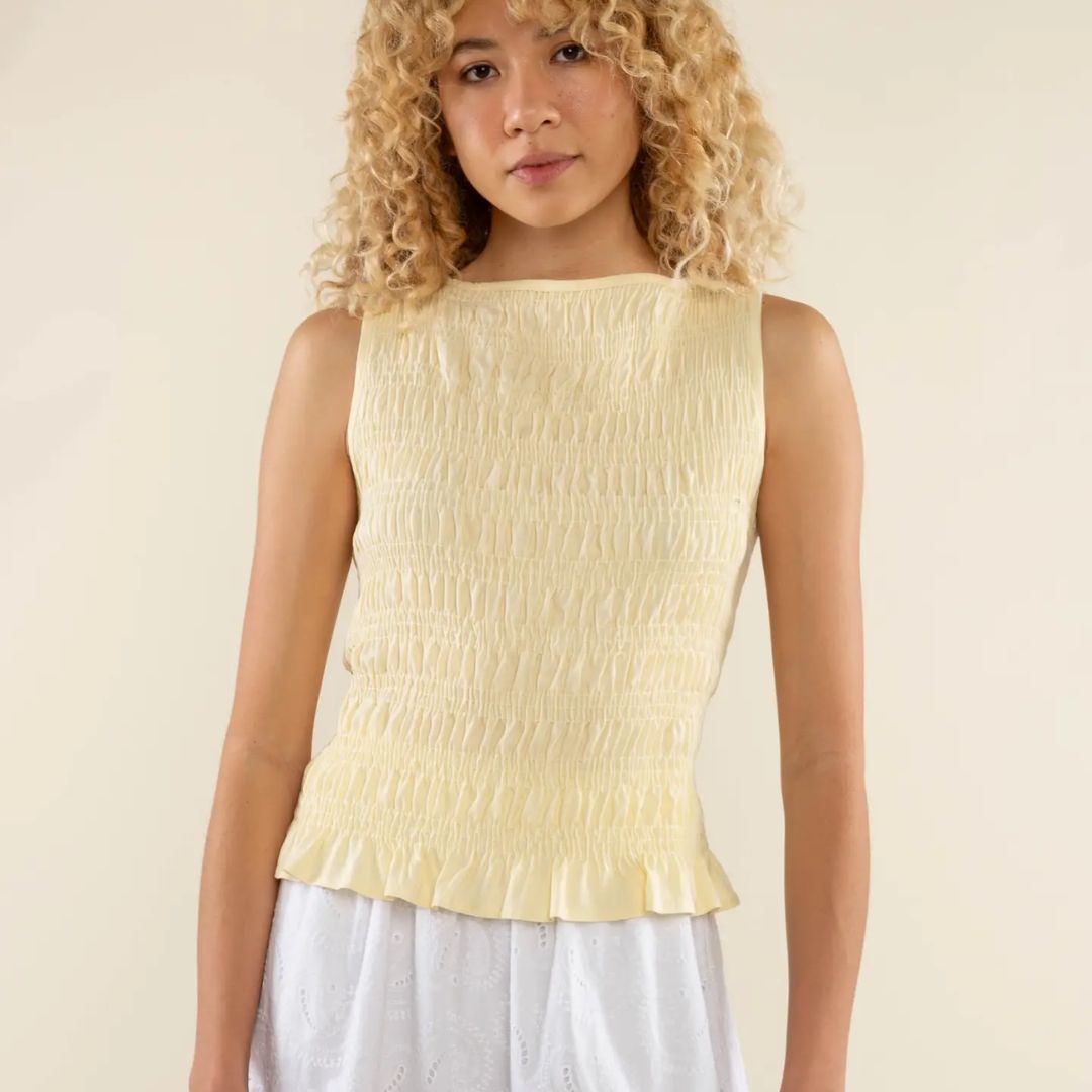 Glo Smocked Tank