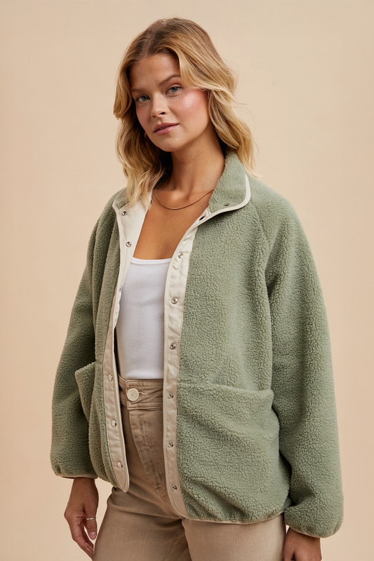 Evergreen Reversible Teddy Jacket