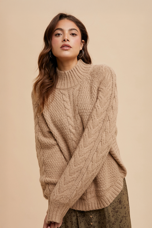 Arcadia High Neck Sweater