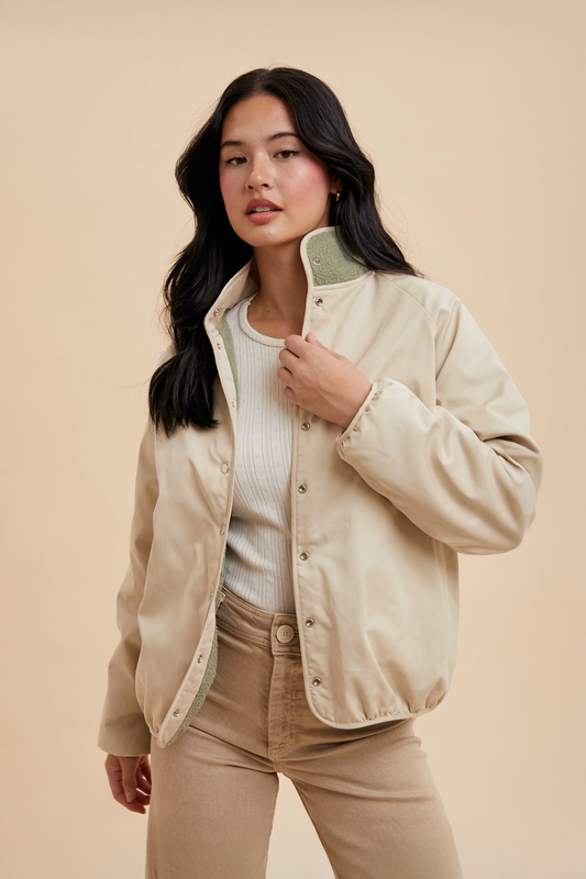 Evergreen Reversible Teddy Jacket
