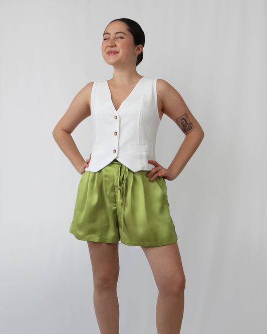 Dewdrop Satin Shorts