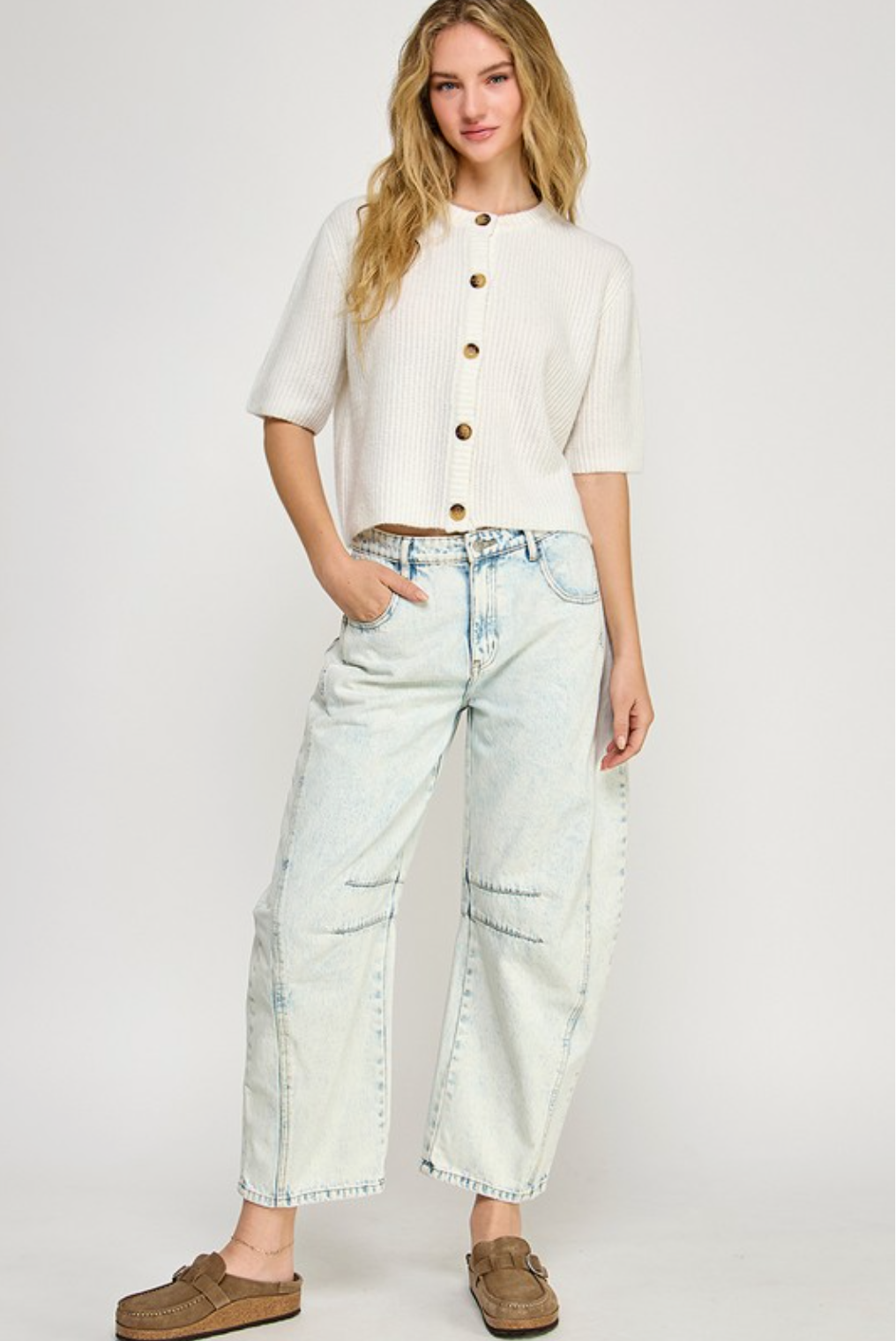 Easy Short Sleeve Cardigan