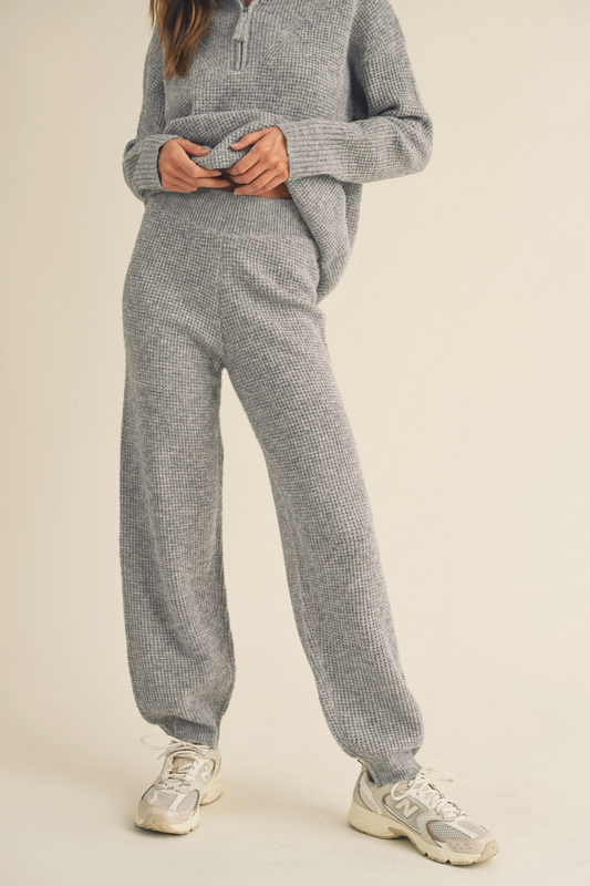 Waffle Knit Joggers