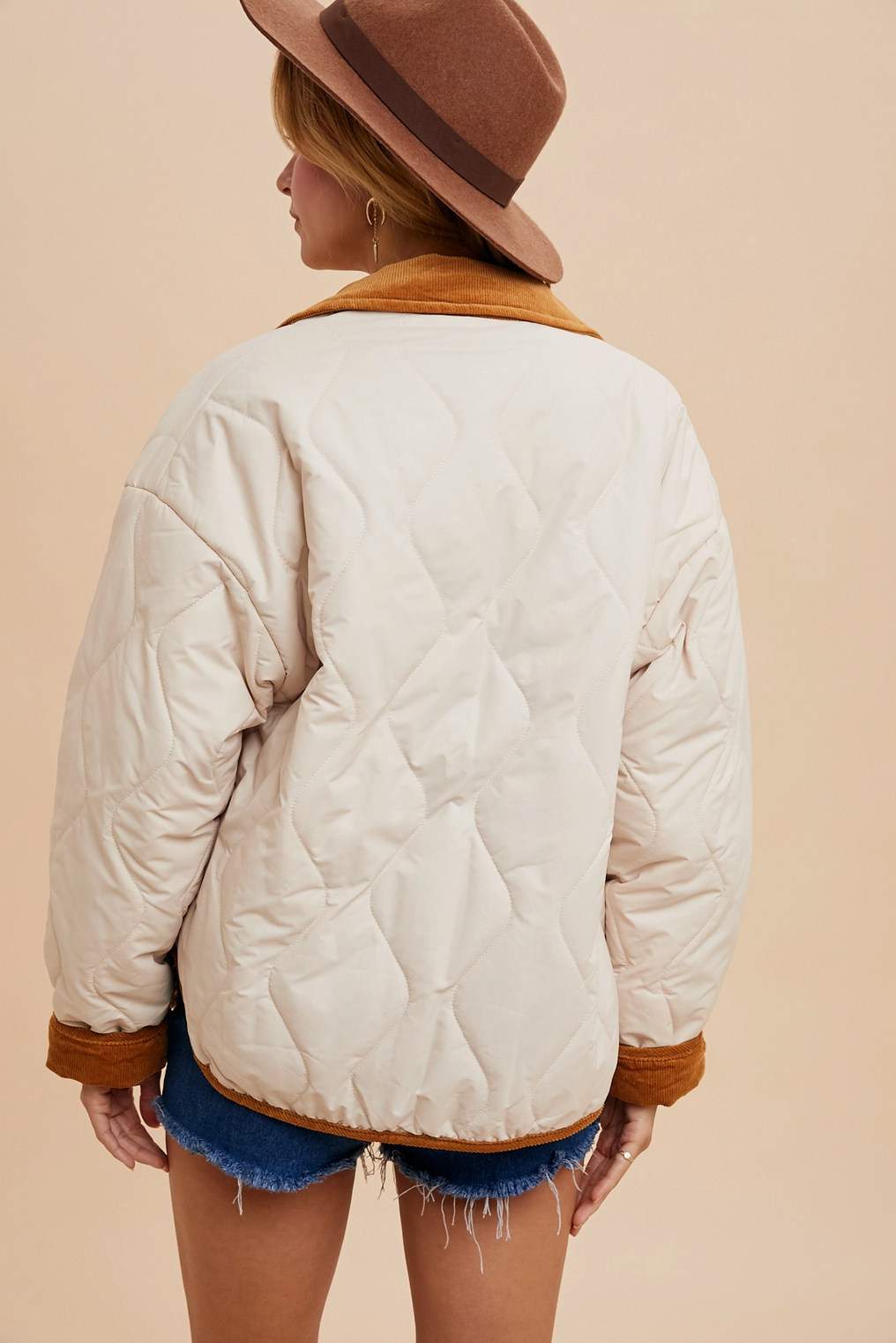 Double Take Quilted Jacket