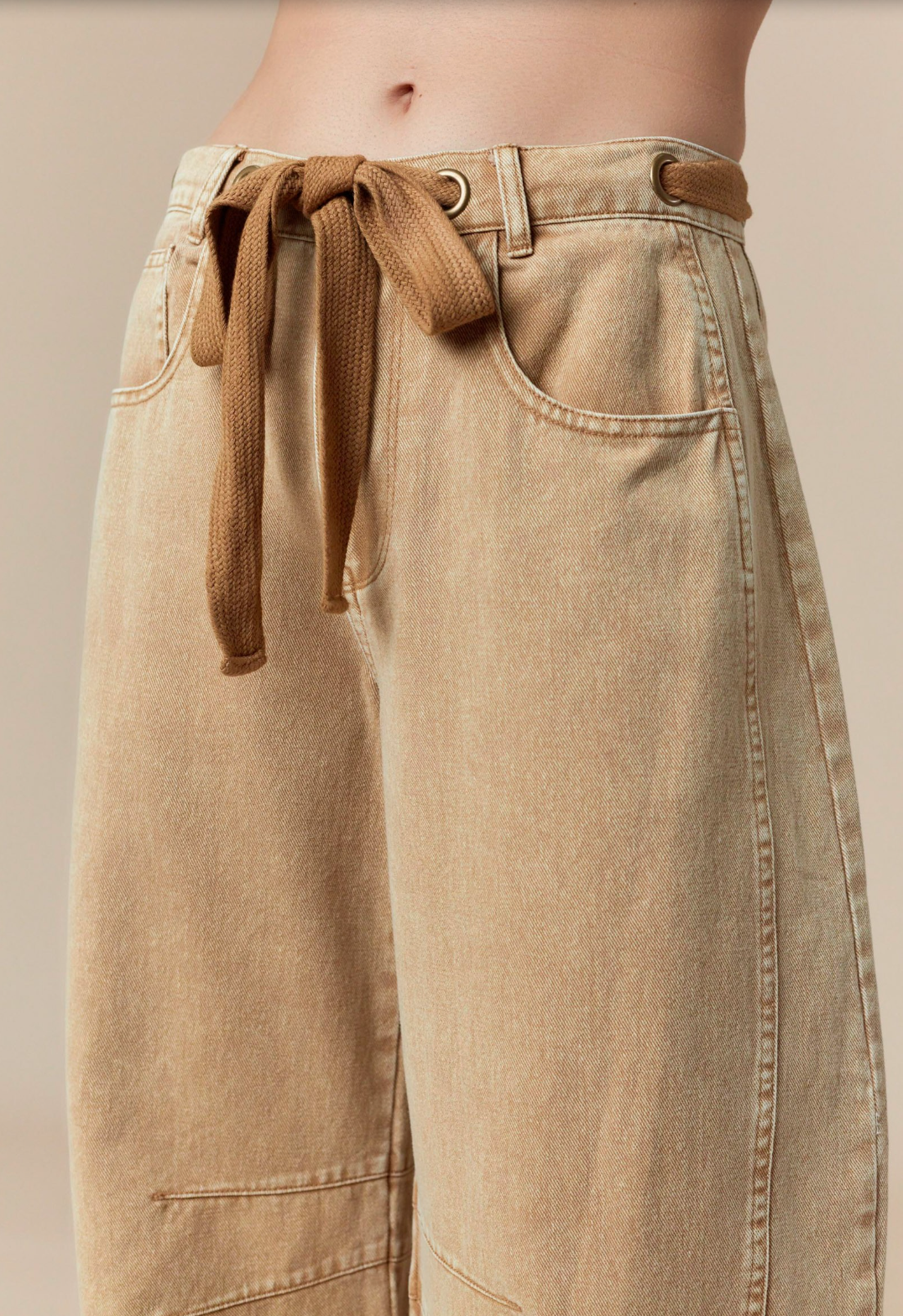 Sandstone Barrel Jean