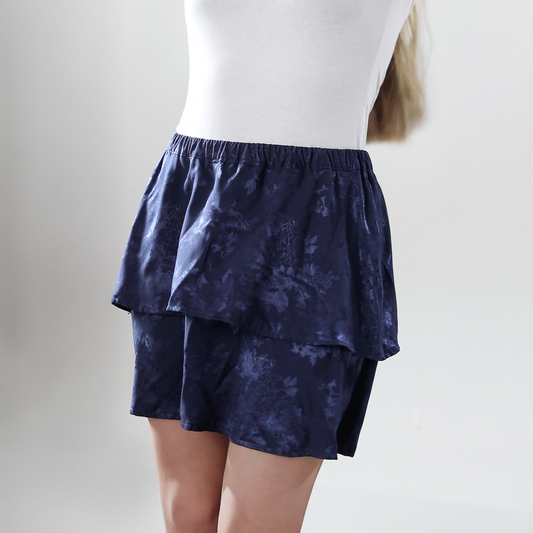 Nightfall Tiered Mini Skirt