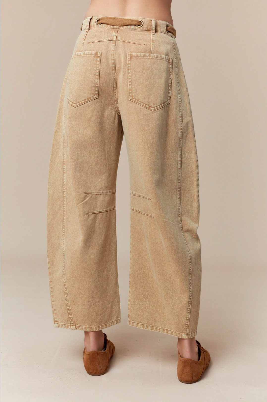 Sandstone Barrel Jean