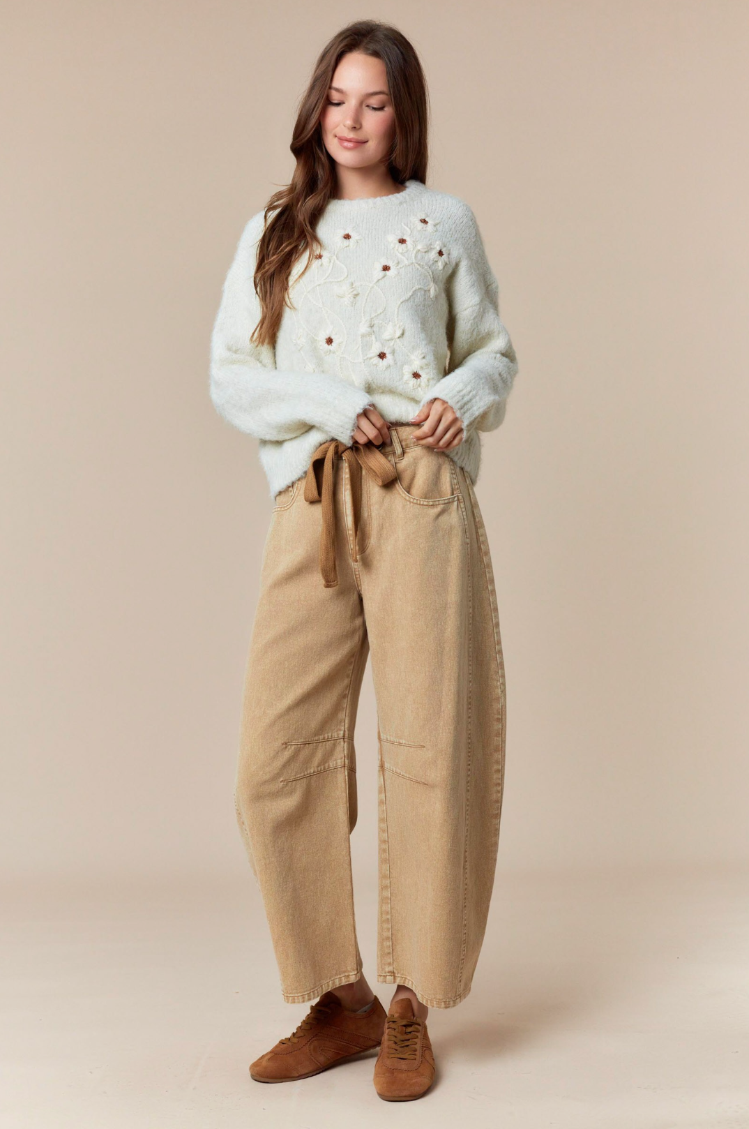 Sandstone Barrel Jean