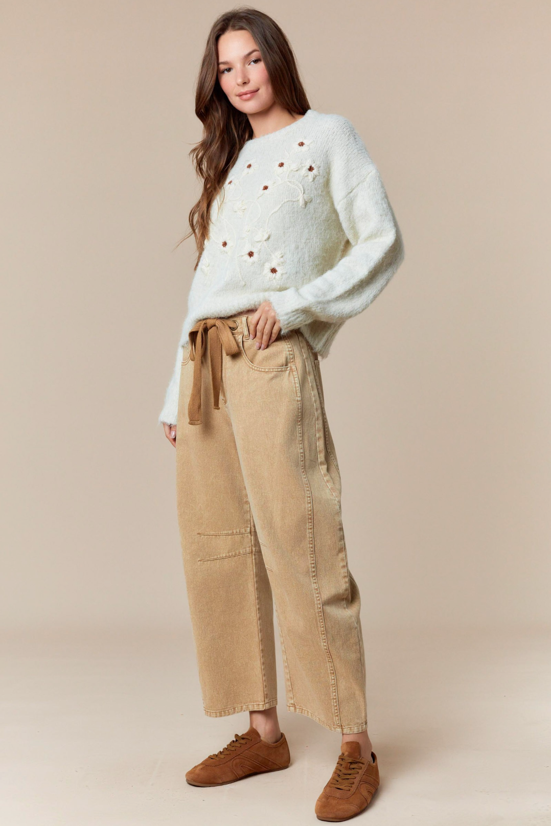 Sandstone Barrel Jean