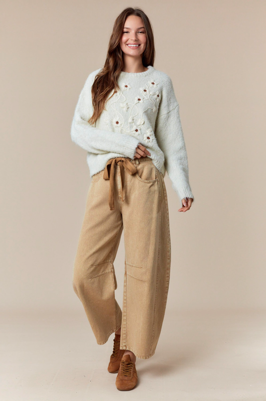 Sandstone Barrel Jean