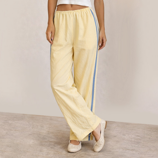 Butter Yellow Track Pants