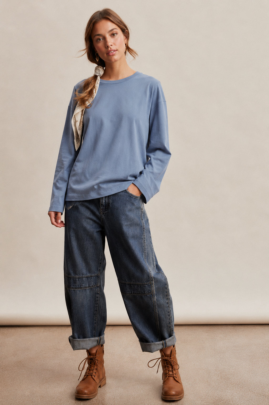 Dusty Blue Long Sleeve