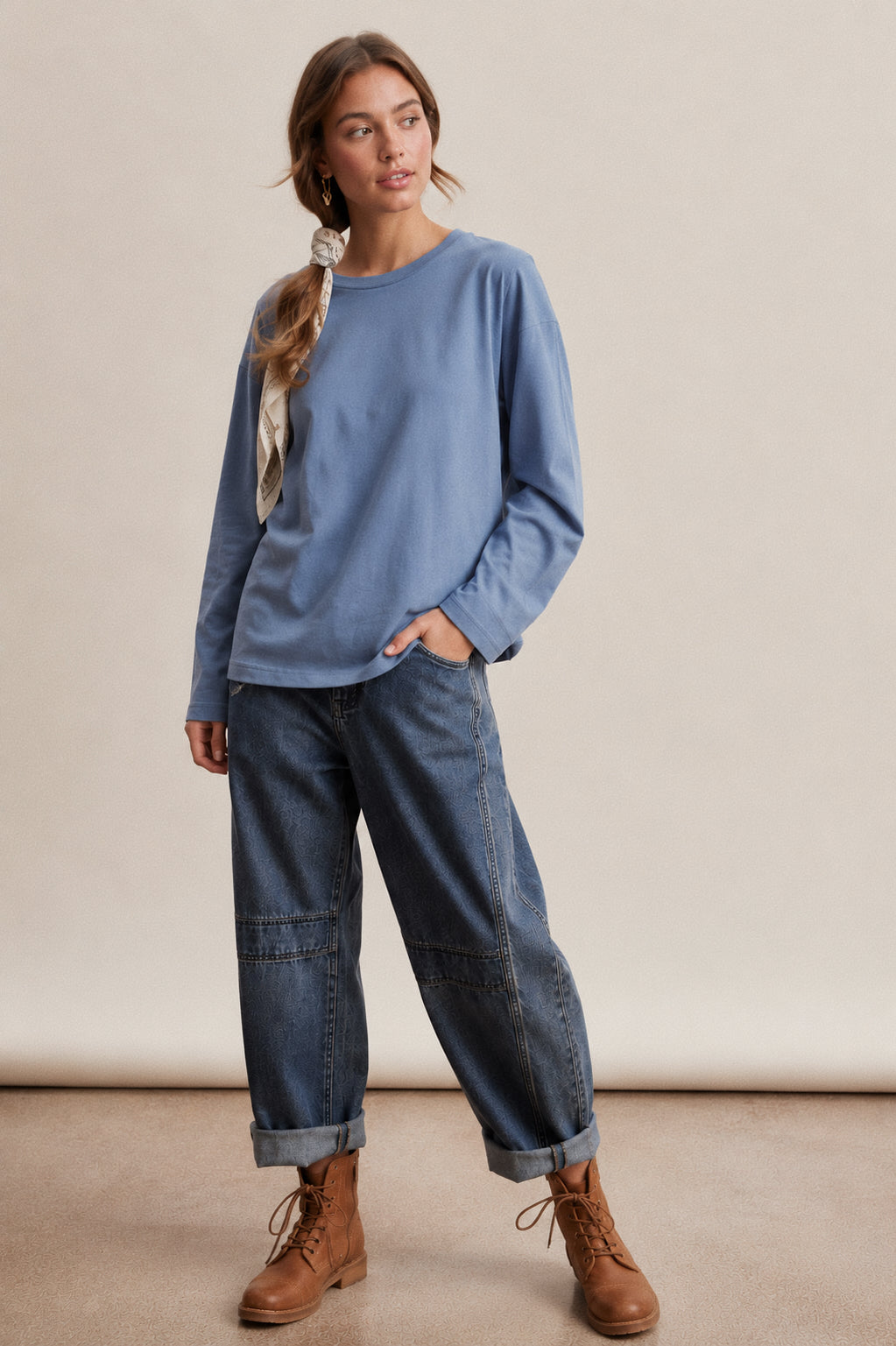 Dusty Blue Long Sleeve