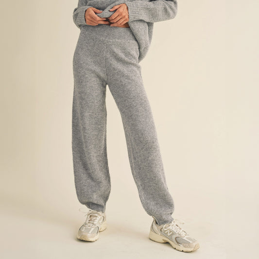 Waffle Knit Joggers