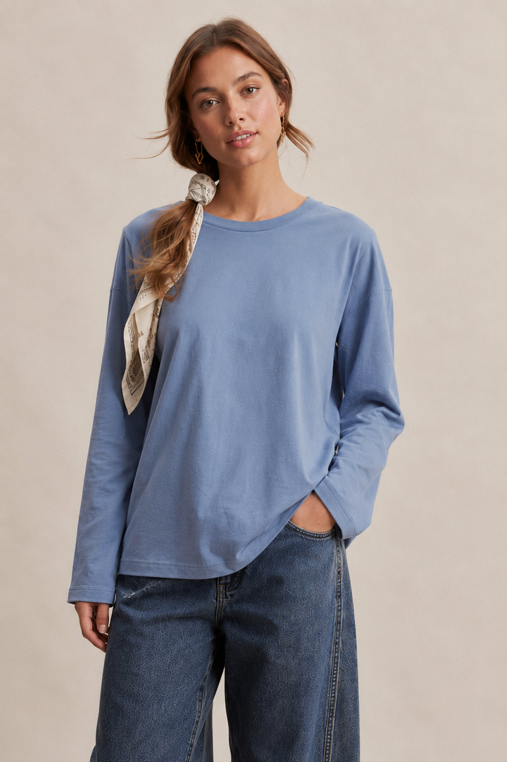 Dusty Blue Long Sleeve