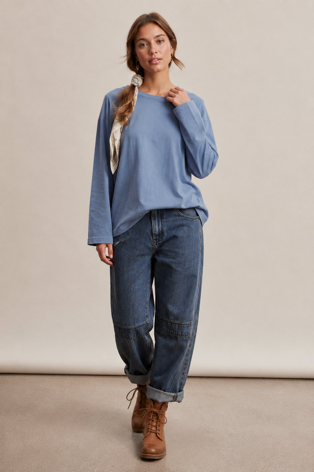 Dusty Blue Long Sleeve