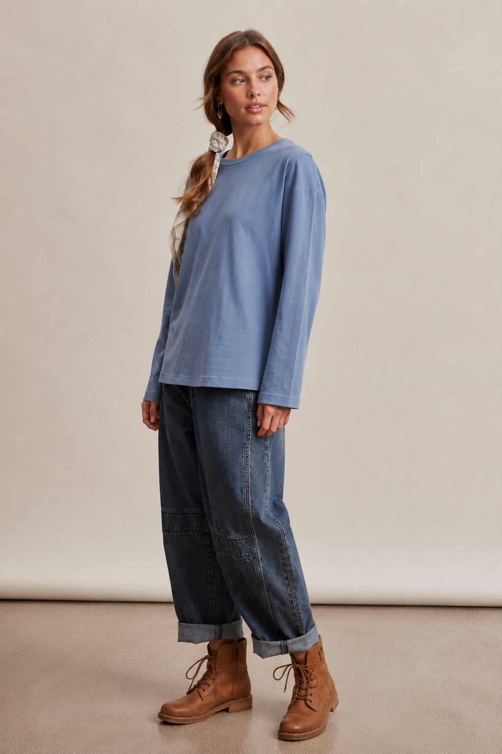 Dusty Blue Long Sleeve