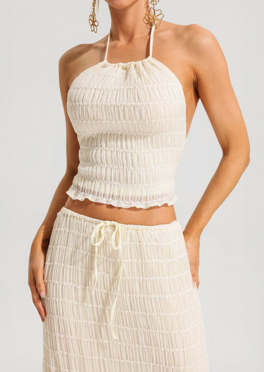 Summer Escape Backless Top