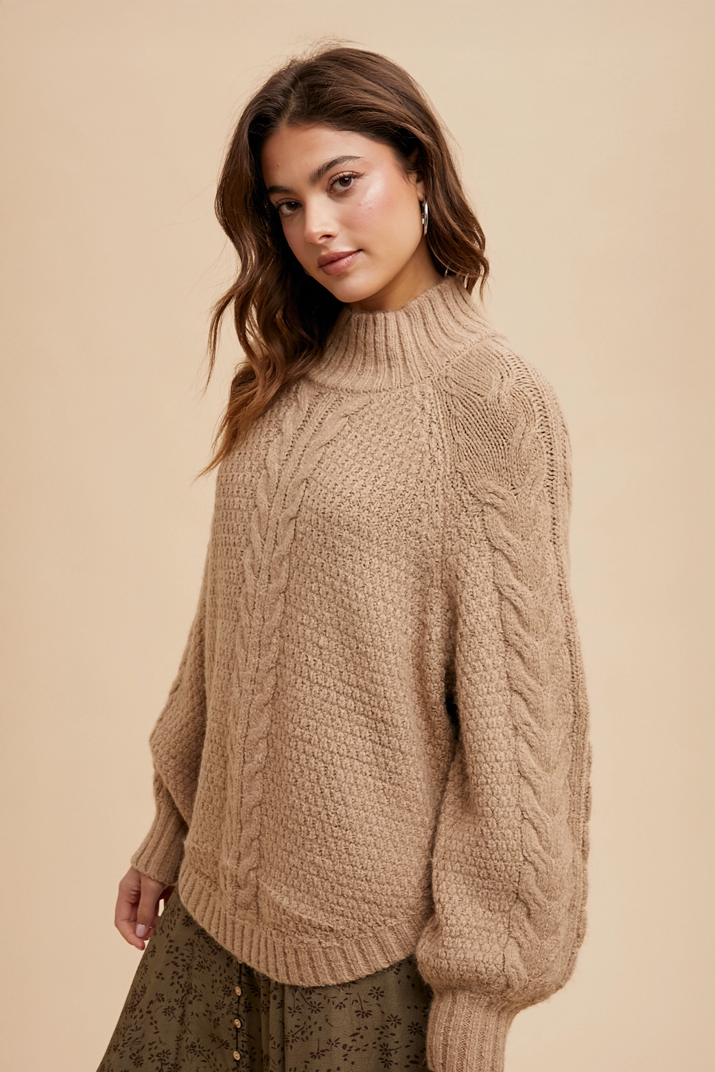 Arcadia High Neck Sweater