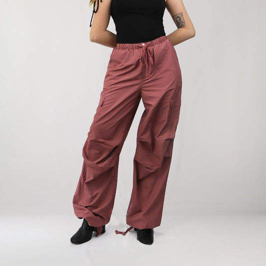 Mauve Cargo Trousers