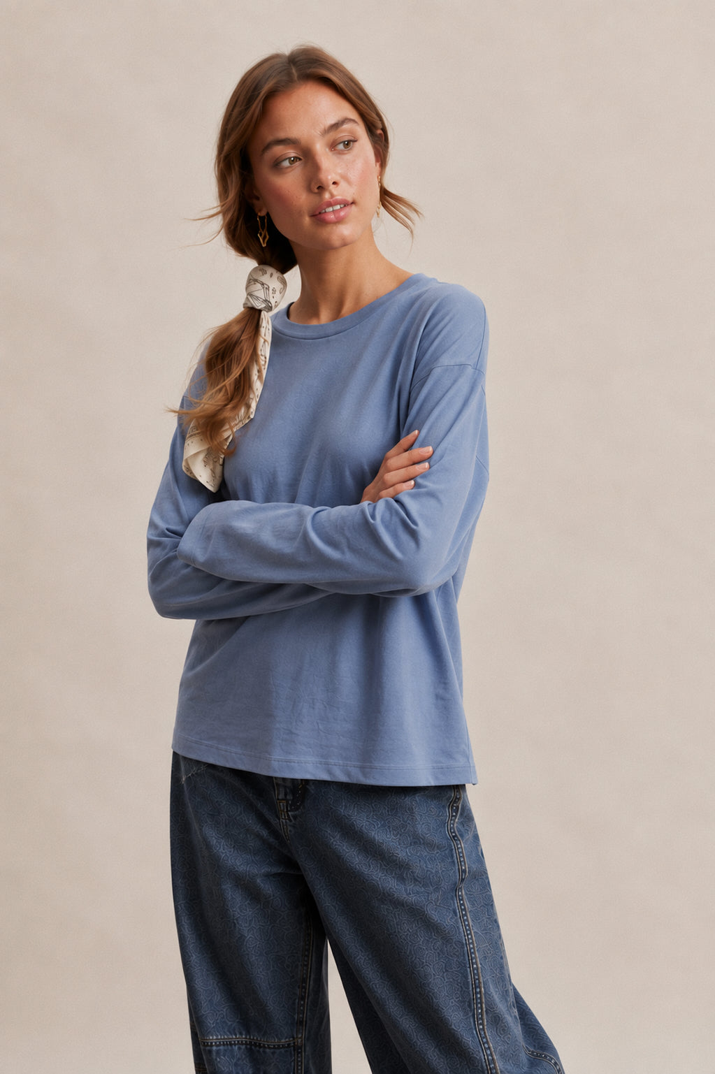 Dusty Blue Long Sleeve
