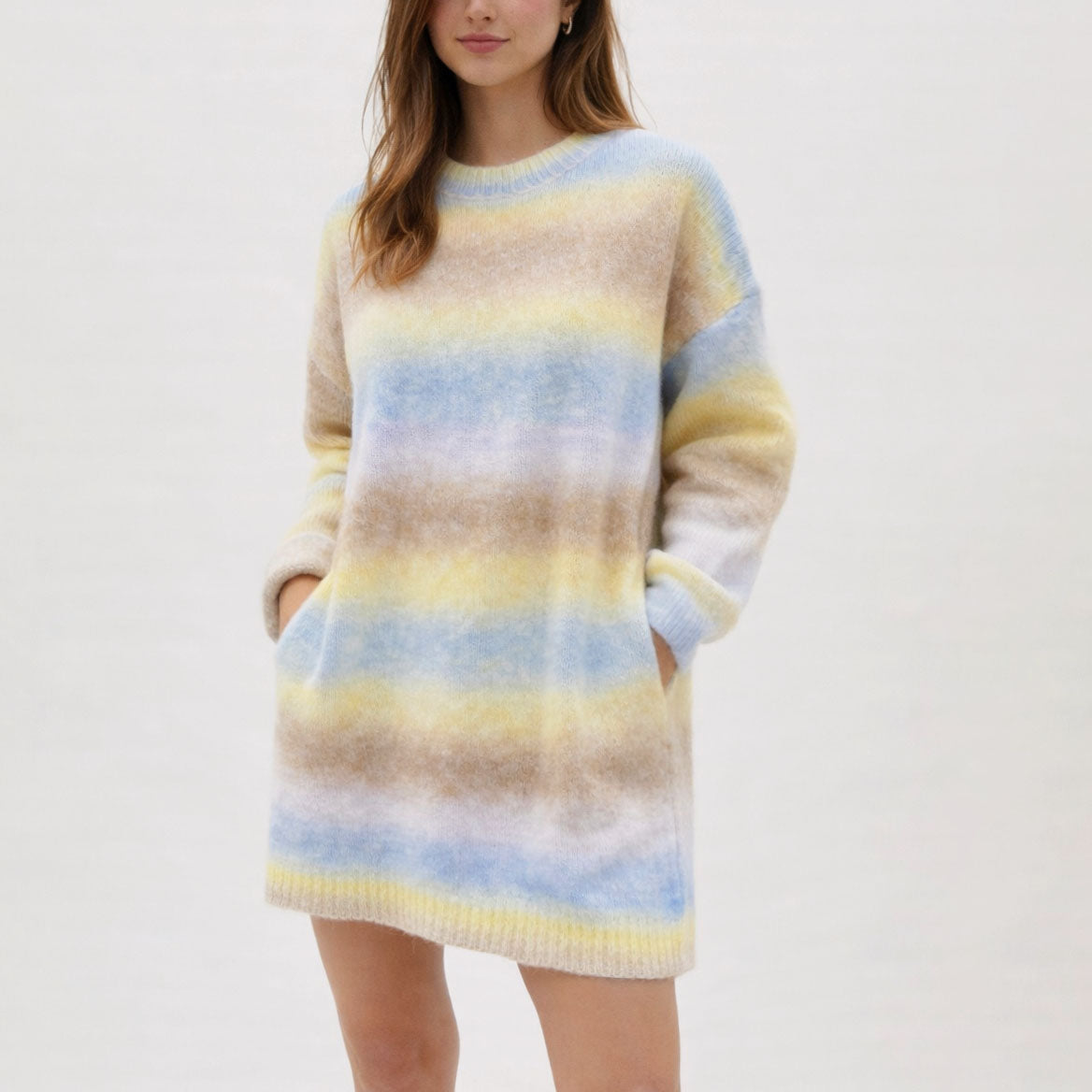 Striped Sweater Dress