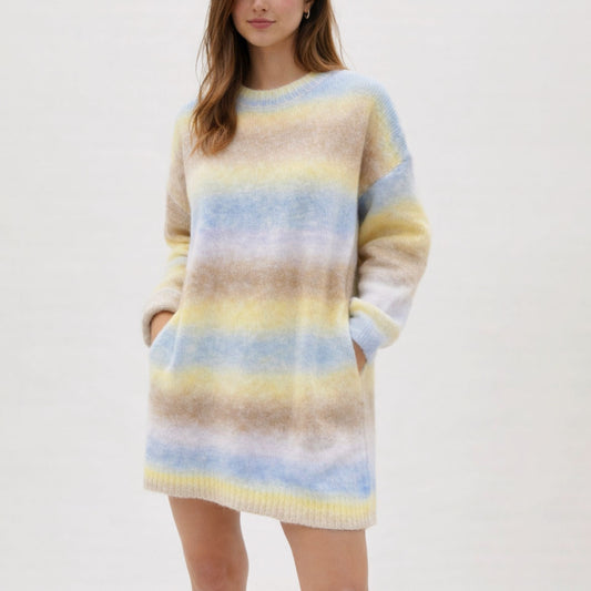 Striped Sweater Dress